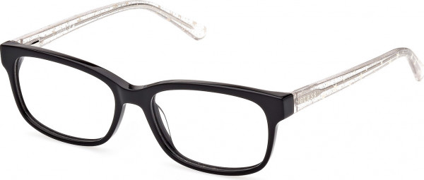 Guess GU9224 Eyeglasses, 001 - Shiny Black / Crystal