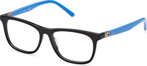 Guess GU9228 Eyeglasses, 001 - Shiny Black / Shiny Blue