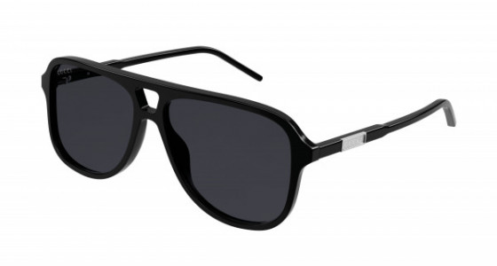 Gucci GG1156S Sunglasses, 001 - BLACK with GREY lenses