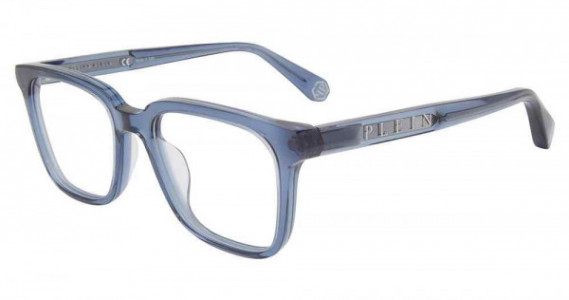 Philipp Plein VPP015M Eyeglasses, BLUE (0U11)