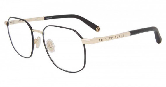 Philipp Plein VPP020M Eyeglasses, BLACK (0302)