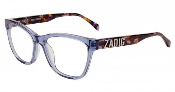 Zadig & Voltaire VZV261 Eyeglasses, Blue