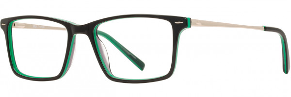 db4k Debonair Eyeglasses, 1 - Black / Kelly