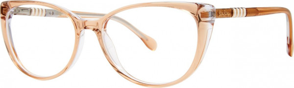 Lilly Pulitzer Blanca Eyeglasses, Golden Crystal