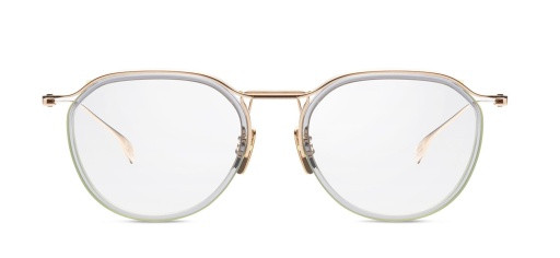 DITA SCHEMA-TWO Eyeglasses, WHITE GOLD/CRYSTAL GREY