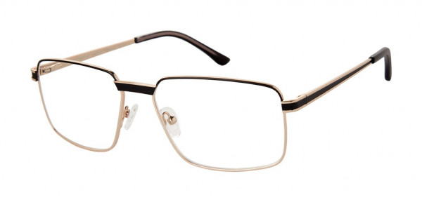 Rocawear RO516 Eyeglasses, OXGLD BLACK/GOLD