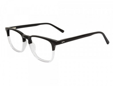 NRG G676 Eyeglasses, C-3 Shiny Black/Crystal