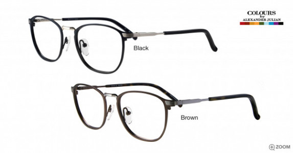 Colours Gilels Eyeglasses, Black
