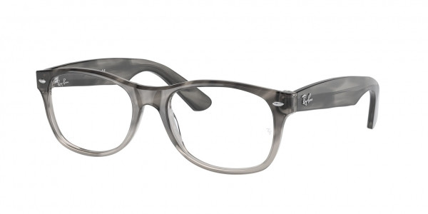 Ray-Ban Optical RX5184 NEW WAYFARER Eyeglasses, 8106 GRADIENT GREY HAVANA (HAVANA)