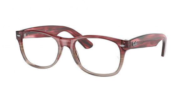Ray-Ban Optical RX5184 NEW WAYFARER Eyeglasses, 8145 GRADIENT BORDEAUX HAVANA (HAVANA)