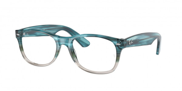 Ray-Ban Optical RX5184 NEW WAYFARER Eyeglasses, 8146 GRADIENT TURQUOISE HAVANA (HAVANA)