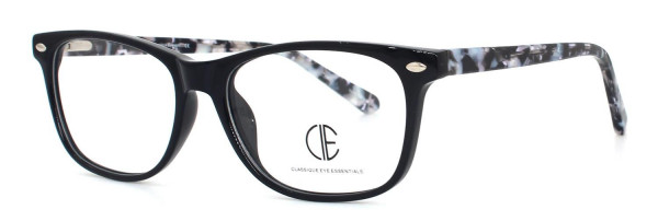 CIE CIE179 Eyeglasses, BLACK/MARBLE (1)