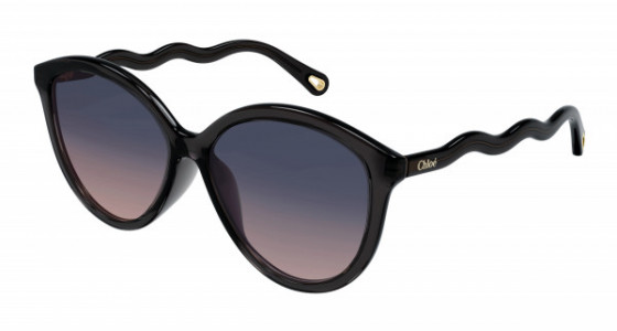 Chloé CH0087S Sunglasses, 001 - GREY with BLUE lenses