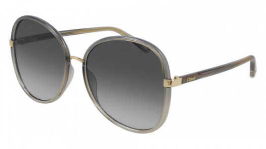 Chloé CH0030SA Sunglasses, 001 - GREY with GREY lenses