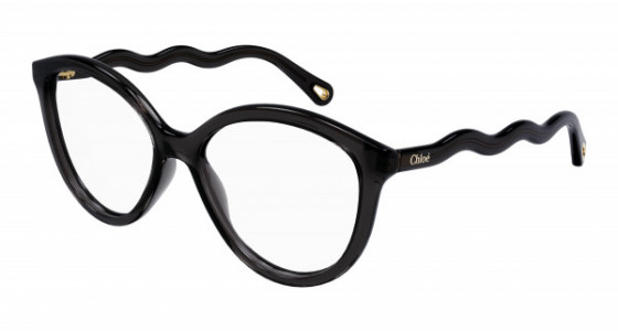 Chloé CH0089O Eyeglasses, 001 - GREY with TRANSPARENT lenses