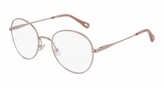 Chloé CH0021OA Eyeglasses, 002 - GOLD with TRANSPARENT lenses
