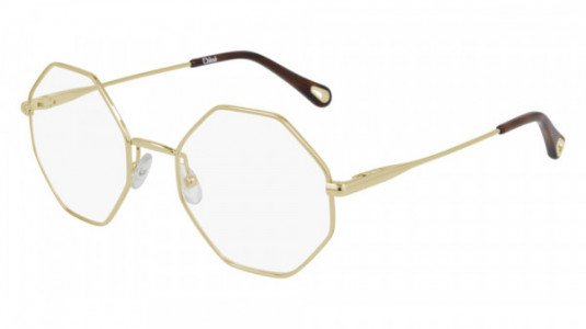 Chloé CH0022O Eyeglasses, 004 - GOLD with TRANSPARENT lenses