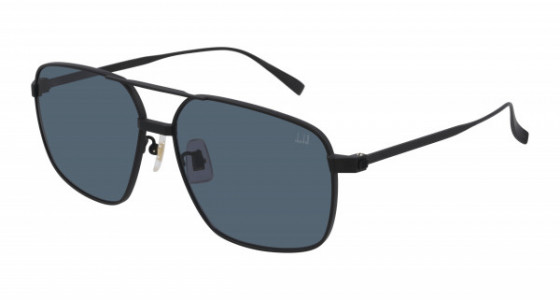 dunhill DU0004S Sunglasses, 002 - BLACK with BLUE lenses