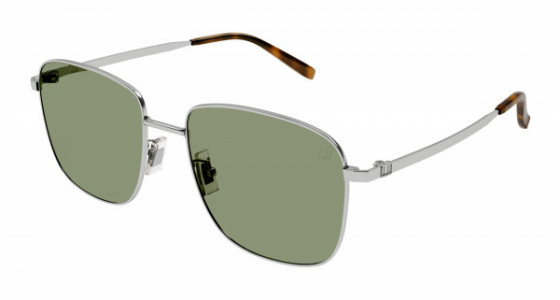 dunhill DU0011S Sunglasses, 001 - SILVER with GREEN lenses