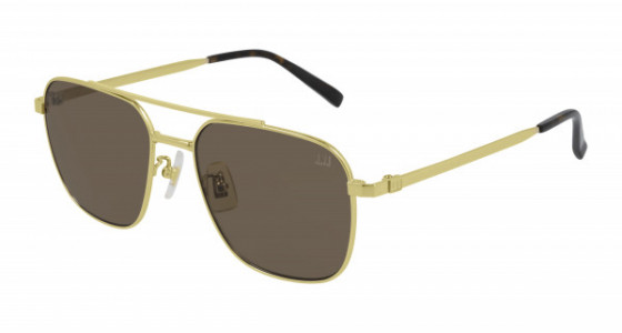 dunhill DU0014S Sunglasses, 001 - GOLD with BROWN lenses