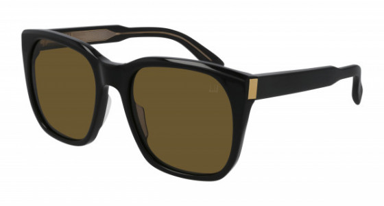 dunhill DU0023S Sunglasses, 001 - BLACK with BROWN lenses