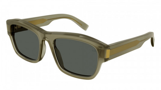 dunhill DU0029S Sunglasses, 004 - BROWN with GREEN lenses
