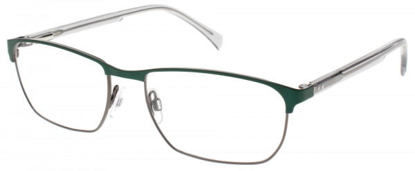 ClearVision CORTLAND Eyeglasses, Green Slate
