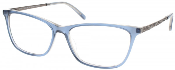Jessica McClintock JMC 4339 Eyeglasses, Blue Laminate