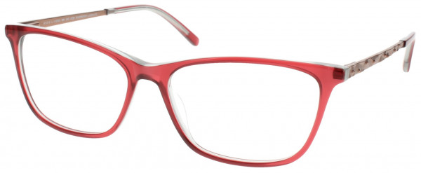 Jessica McClintock JMC 4339 Eyeglasses, Raspberry Laminate