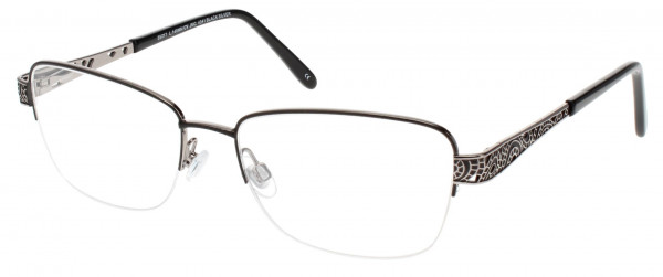 Jessica McClintock JMC 4341 Eyeglasses, Black Silver