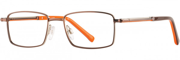 db4k High Five Eyeglasses, 2 - Chocolate / Flame