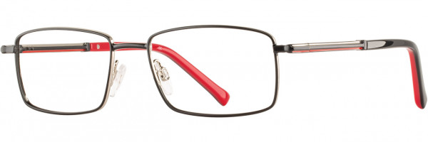 db4k High Five Eyeglasses, 3 - Black / Red