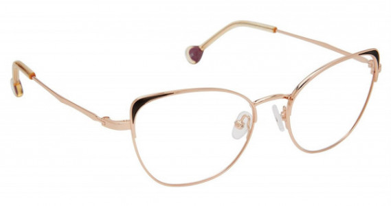 Lisa Loeb PERFECT Eyeglasses, LICORICE/GOLD (C1)