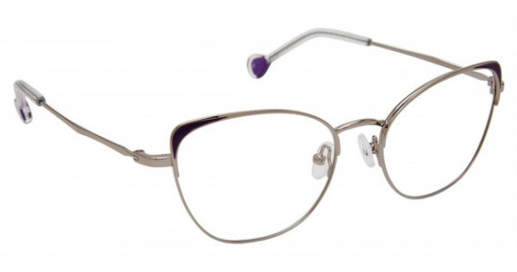 Lisa Loeb PERFECT Eyeglasses, EGGPLANT GUN (C2)
