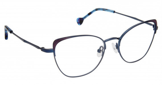Lisa Loeb PERFECT Eyeglasses, GRAPE/BLUEBERRY (C4)