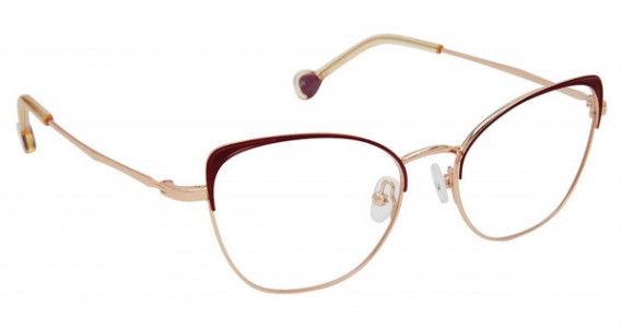 Lisa Loeb FALL BACK Eyeglasses, GRAPE/GOLD (C4)