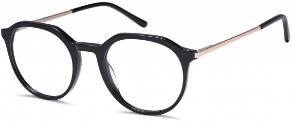 Di Caprio DC217 Eyeglasses, Black Gold