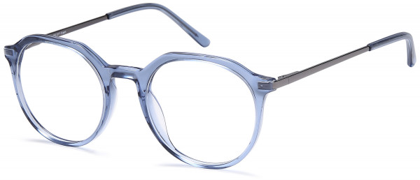 Di Caprio DC217 Eyeglasses, Blue Gunmetal