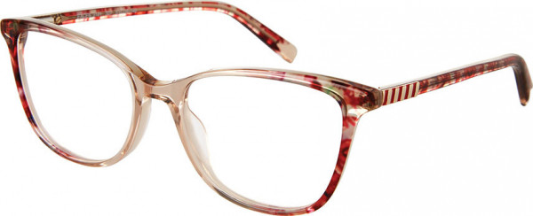 Exces EXCES 3181 Eyeglasses, 327 ROSE-RED MOTLED