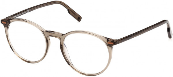 Ermenegildo Zegna EZ5237 Eyeglasses, 051 - Shiny Transparent Oyster, Vicuna