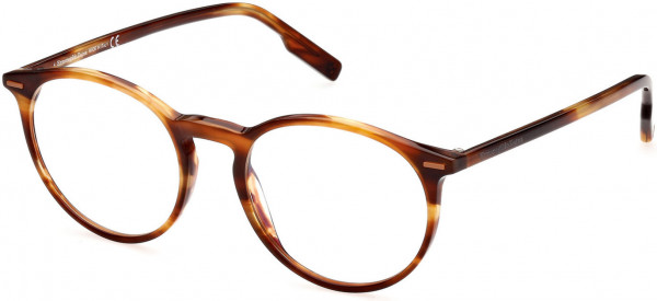 Ermenegildo Zegna EZ5237 Eyeglasses, 052 - Shiny Blonde Havana, Vicuna
