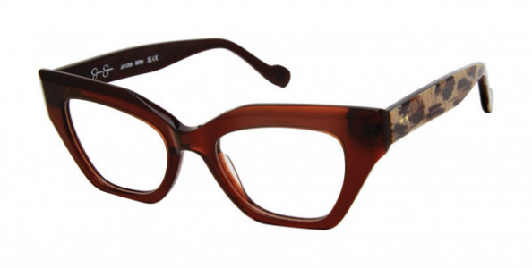 Jessica Simpson JO1200 Eyeglasses, BRN DARK BROWN CRYSTAL
