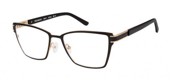 Rocawear RO615 Eyeglasses, OXGLD BLACK/GOLD