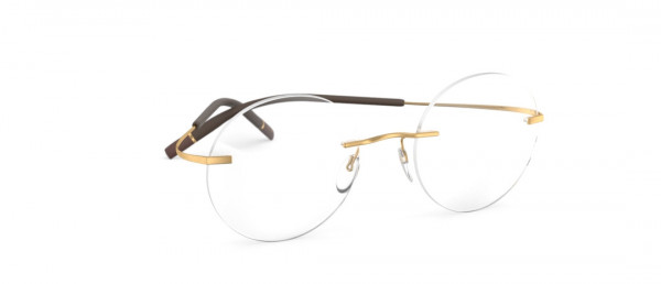 Silhouette TMA - The Icon II CK Eyeglasses, 7520 Twilight Gold