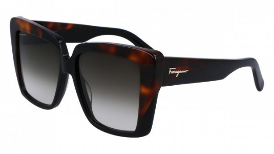 Ferragamo SF1060S Sunglasses, (006) BLACK/TORTOISE