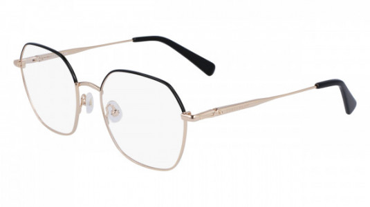 Longchamp LO2152 Eyeglasses, (728) GOLD/BLACK