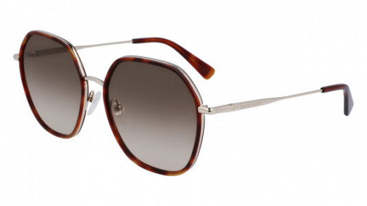 Longchamp LO163S Sunglasses, (717) GOLD/HAVANA