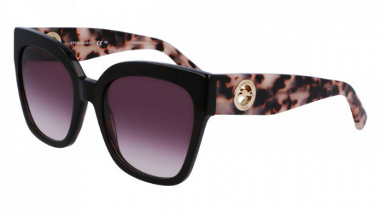 Longchamp LO717S Sunglasses, (242) DARK HAVANA