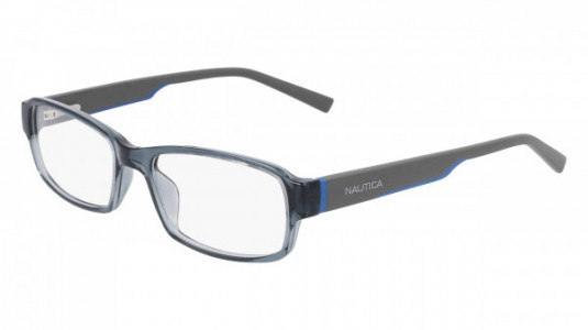 Nautica N8174 Eyeglasses, (015) CRYSTAL GREY