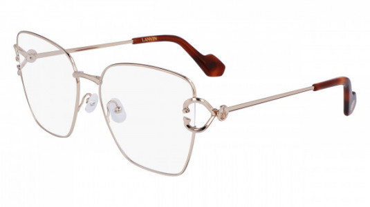 Lanvin LNV2121 Eyeglasses, (708) ROSE GOLD